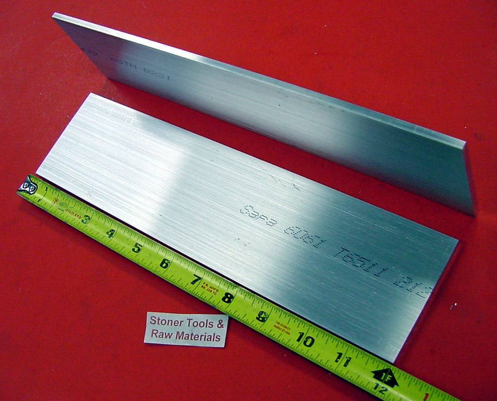 2 Pieces 3/16″ X 3″ ALUMINUM 6061 T6 FLAT BAR 12″ long Extruded Mill Stock New