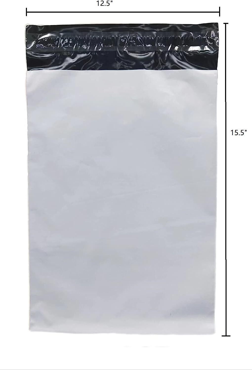 Poly Mailers 12X15.5 Plastic Envelopes Shipping Bags 2.5 Mil White Premium