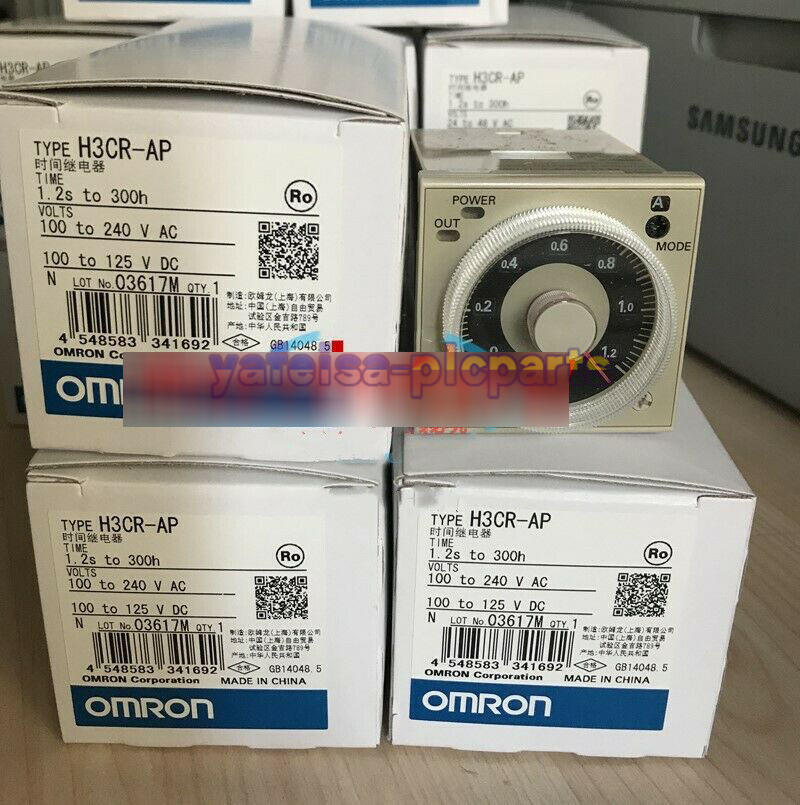 1PCS New Omron Time relay H3CR-AP 100-240V 1.2s-300h