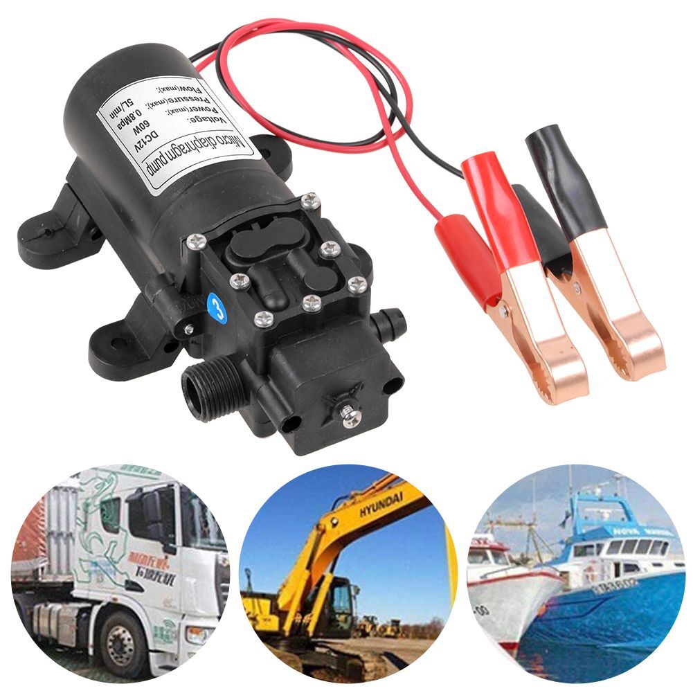 Motor Oil Fuel Fluid Extractor Electric Siphon Transfer Change Pump Pipe 12V 60W