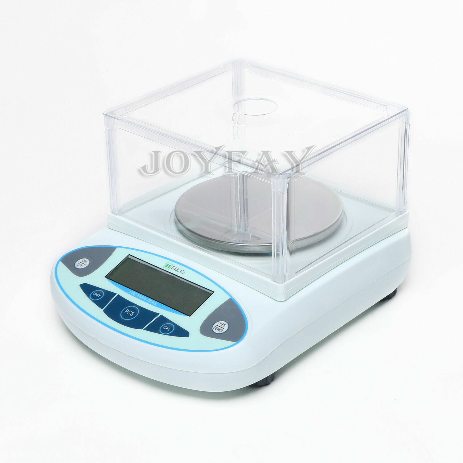 U.S. Solid Analytical Balance 2000 x 0.01 g 10mg Lab Digital Precision Scale