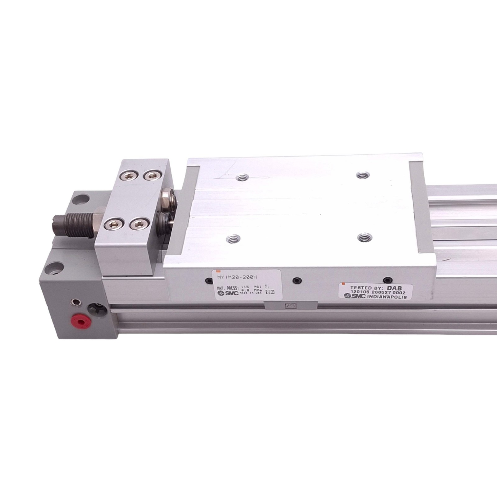 SMC MY1M20-200H Rodless Cylinder, ø20mm Bore, 200mm Stroke, M5, 0.8MPa