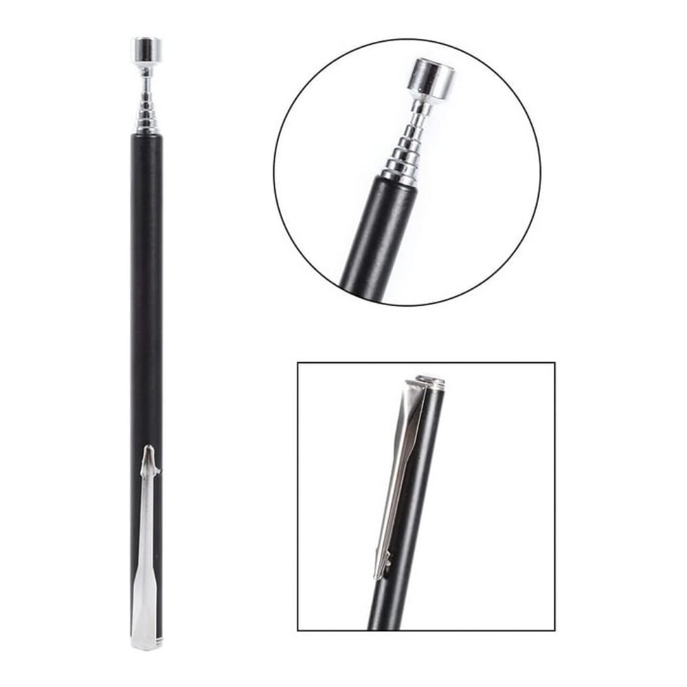 Telescoping Pocket Magnetic 3 1/2 Lb Pick Up Tool Extends to 25 Inches 1/2/5 Pcs