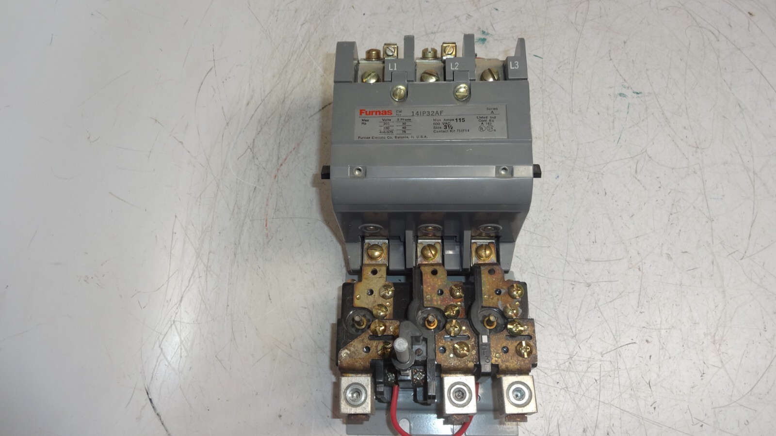 Furnas Size 3 1/2 3.5 14IP32AF 120 Volt Ac Coil 48IC31AA3 75D73251F