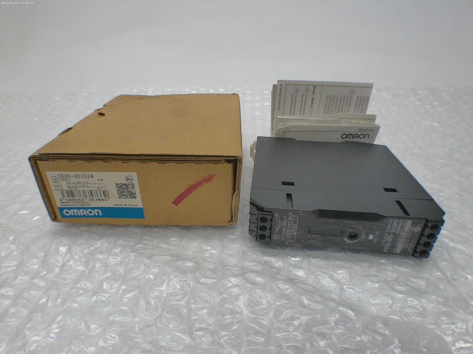OMRON S8VK-G01524 POWER SUPPLY NSMP