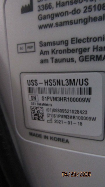Samsung HS50 w/ 2 Probes: CA2-9AD and EVN4-9