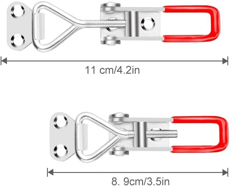 6 Pack Toggle Latch Clamp 4001,Adjustable Latch,Smoker Clamps Heavy Duty Latches