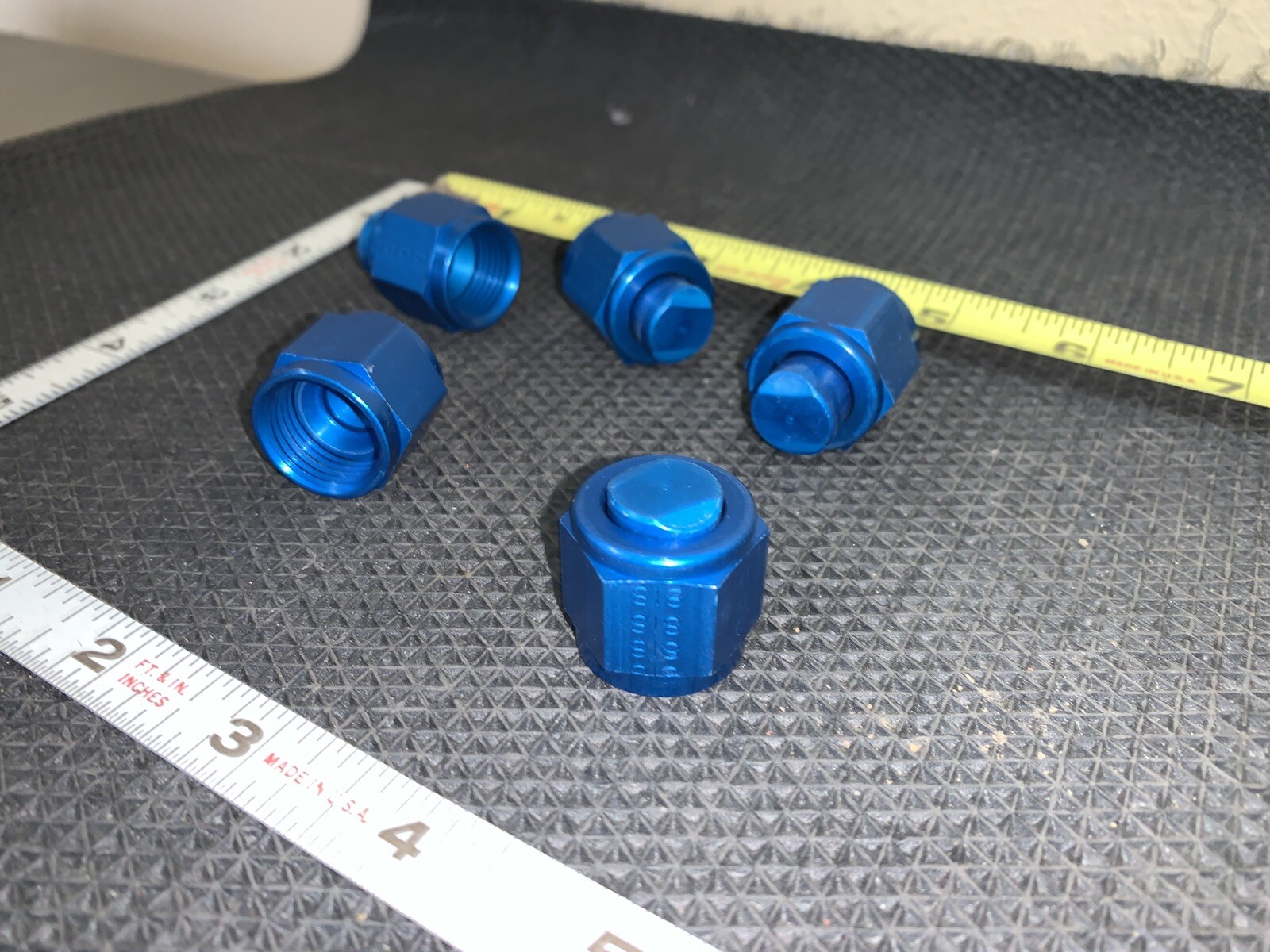 LOT 5pieces New AN Fitting AN929-8 Aluminum Caps AN929-8D