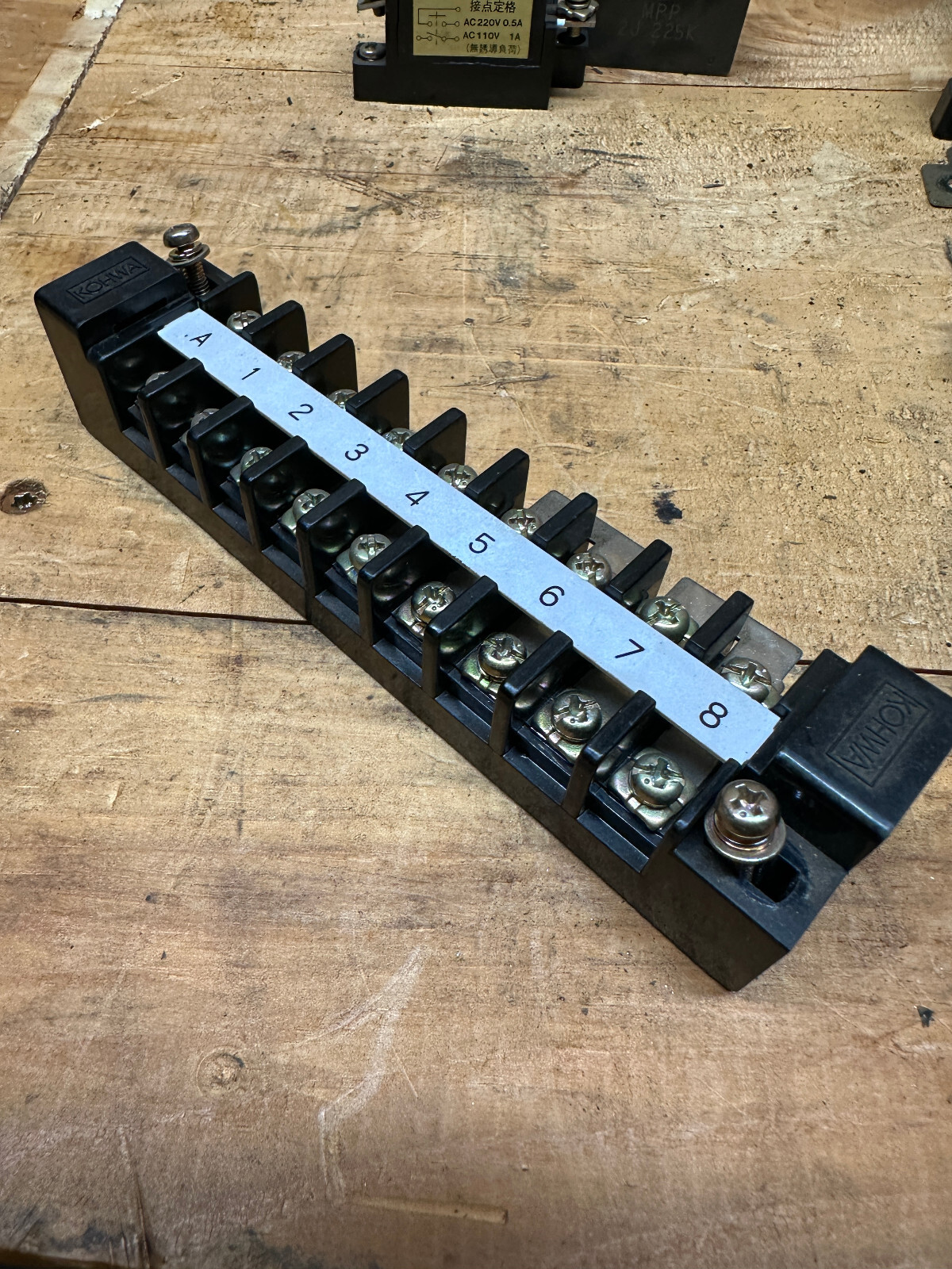 Marathon KOWA Heavy Duty Terminal Block 9 Pole 600V