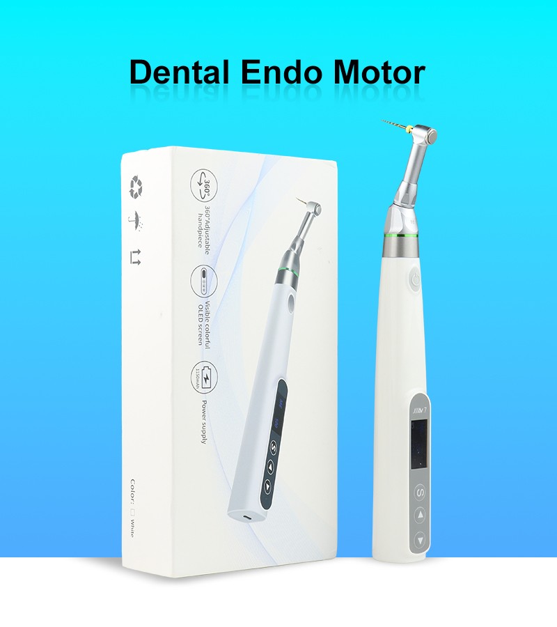 VVDental Wireless Endo Motor 16:1 Root Canal Treatment OLED Screen 360° Rotation