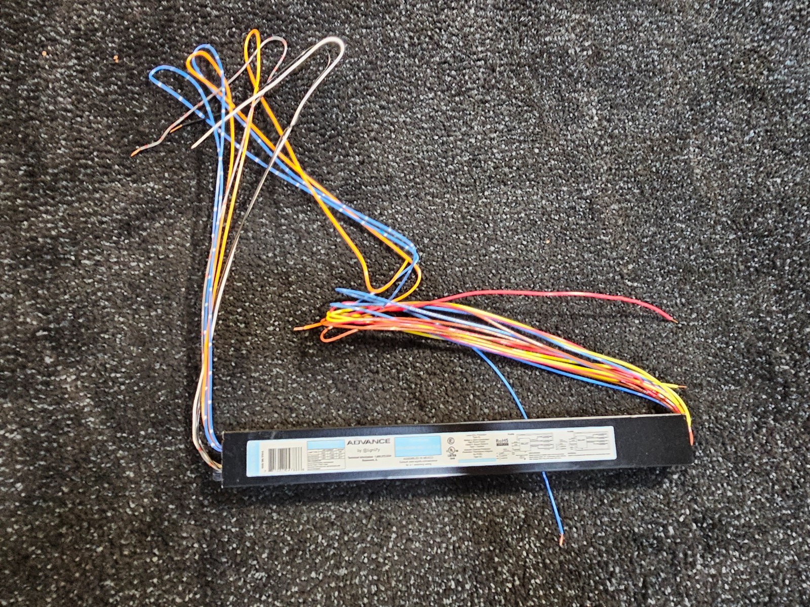 (QTY 2) Advance by Signify ICN-4S54-90C-2LS-G Fluorescent Ballast 120 to 277V AC