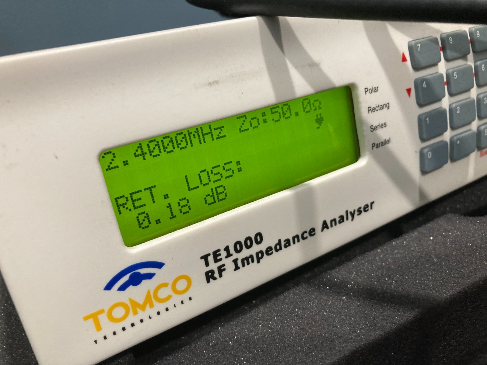 Tomco TE1000 RF Vector Impedance Analyzer High Precision 0.5-150 MHz