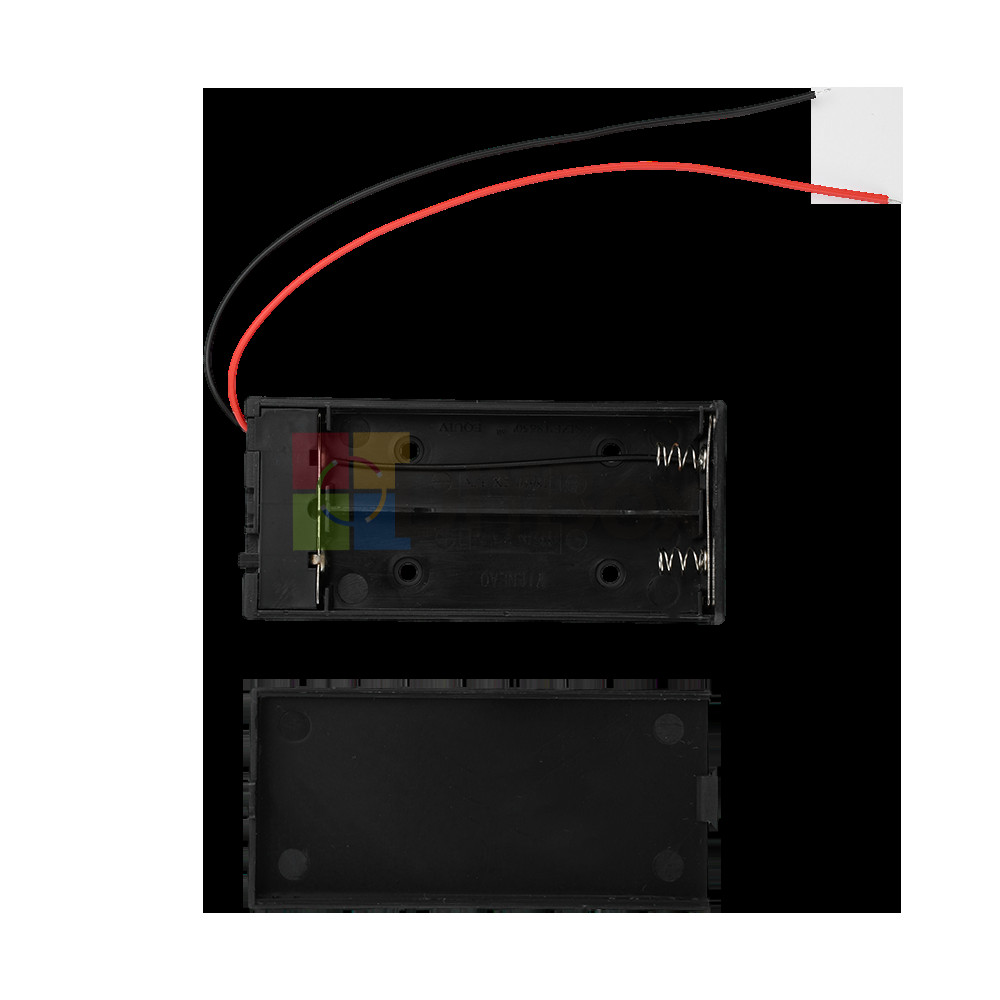 3.7V 2 x18650 Battery Holder Box Storage Case Parallel Battery Holder With Cable