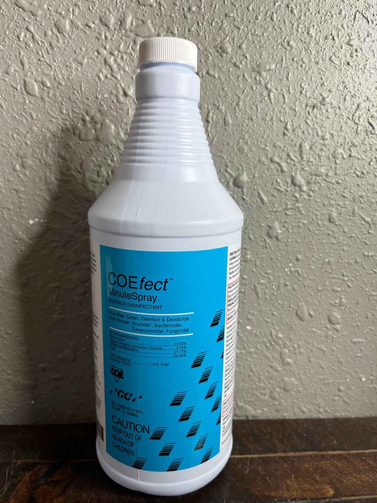 10 Pack GC America COEfect MinuteSpray Surface Disinfectant 1 US Quart Bottle