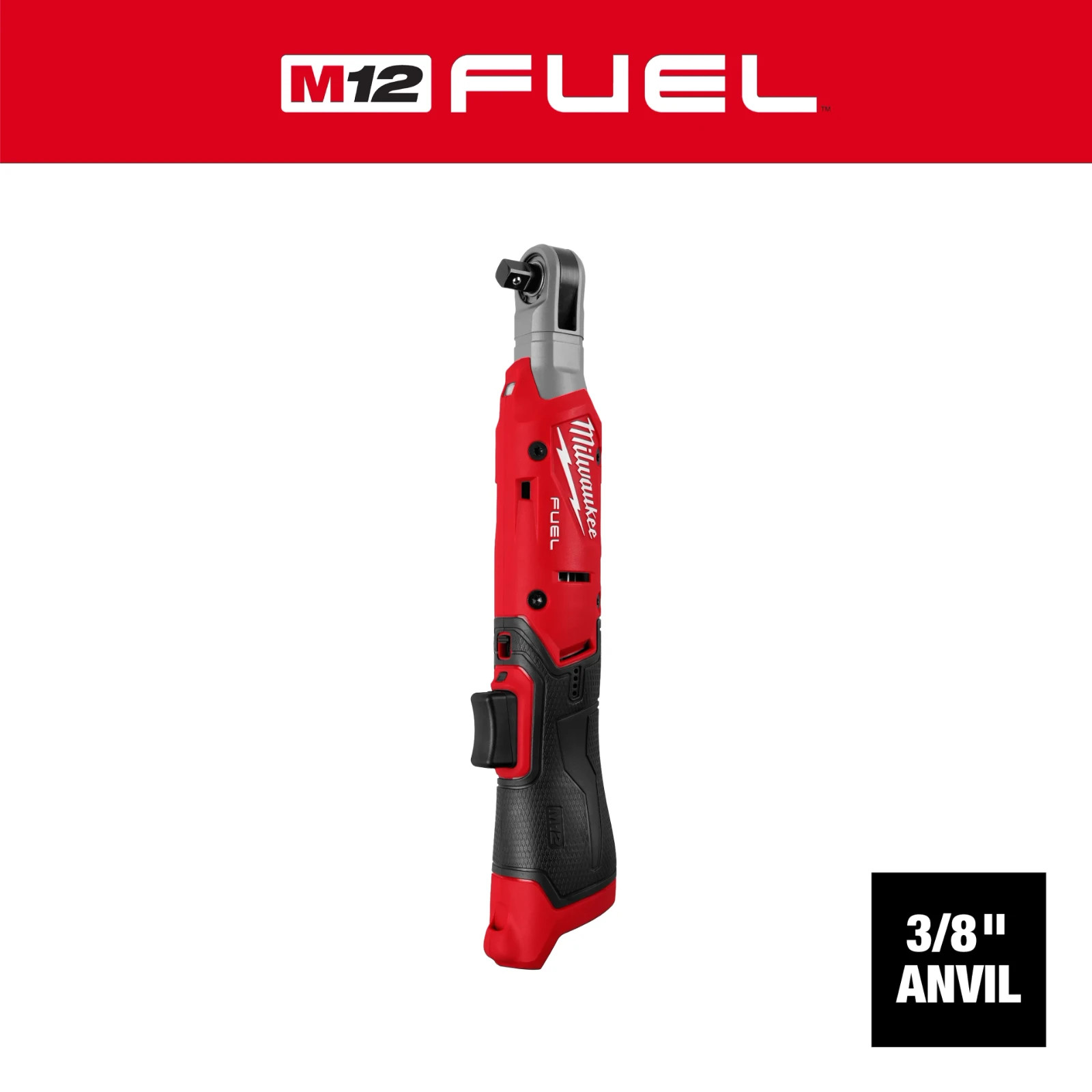 Milwaukee 3053-20 M12 FUEL 3/8 inch Ratchet Baretool NEW! Authorized USA Dealer