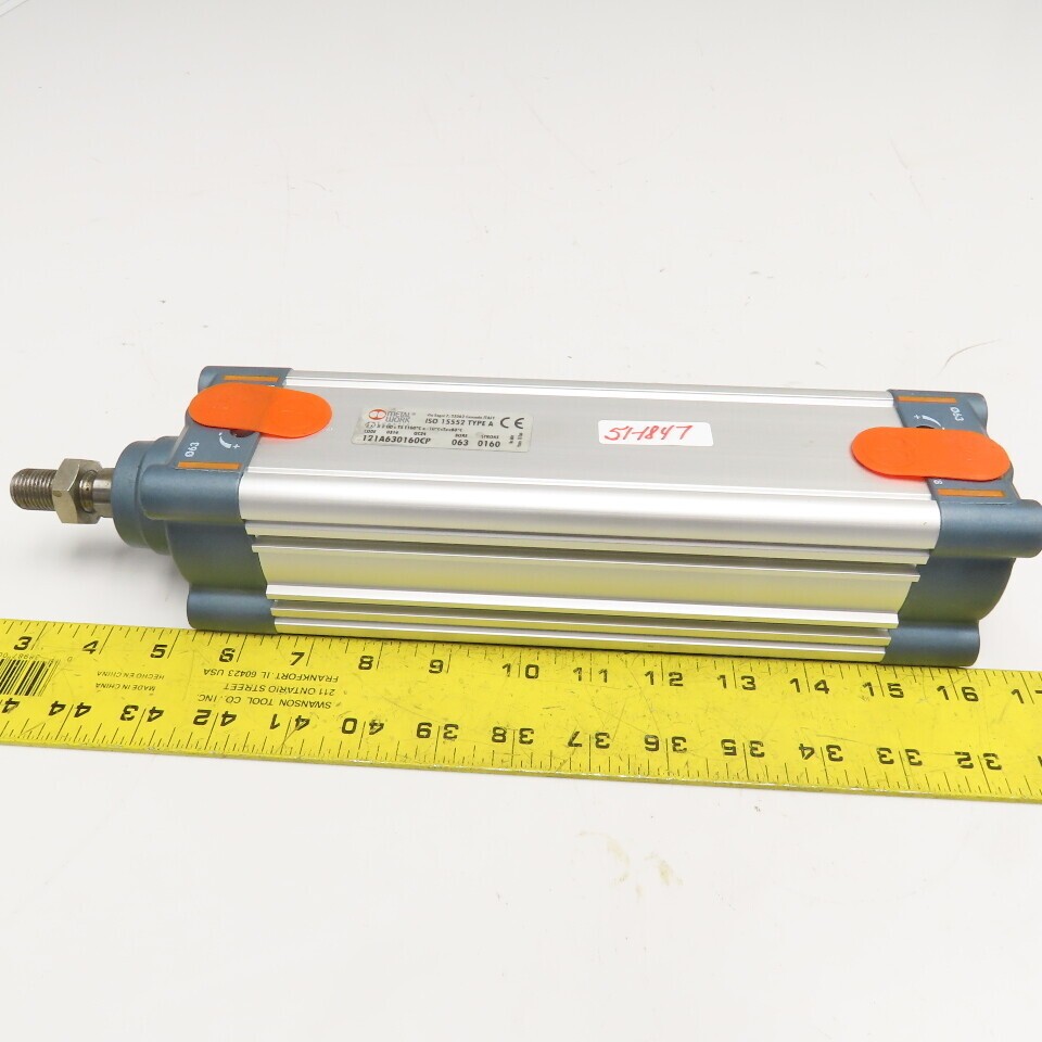 Metal Work 121A630160CP 63mm Bore 160mm Stroke Double Acting Air Cylinder