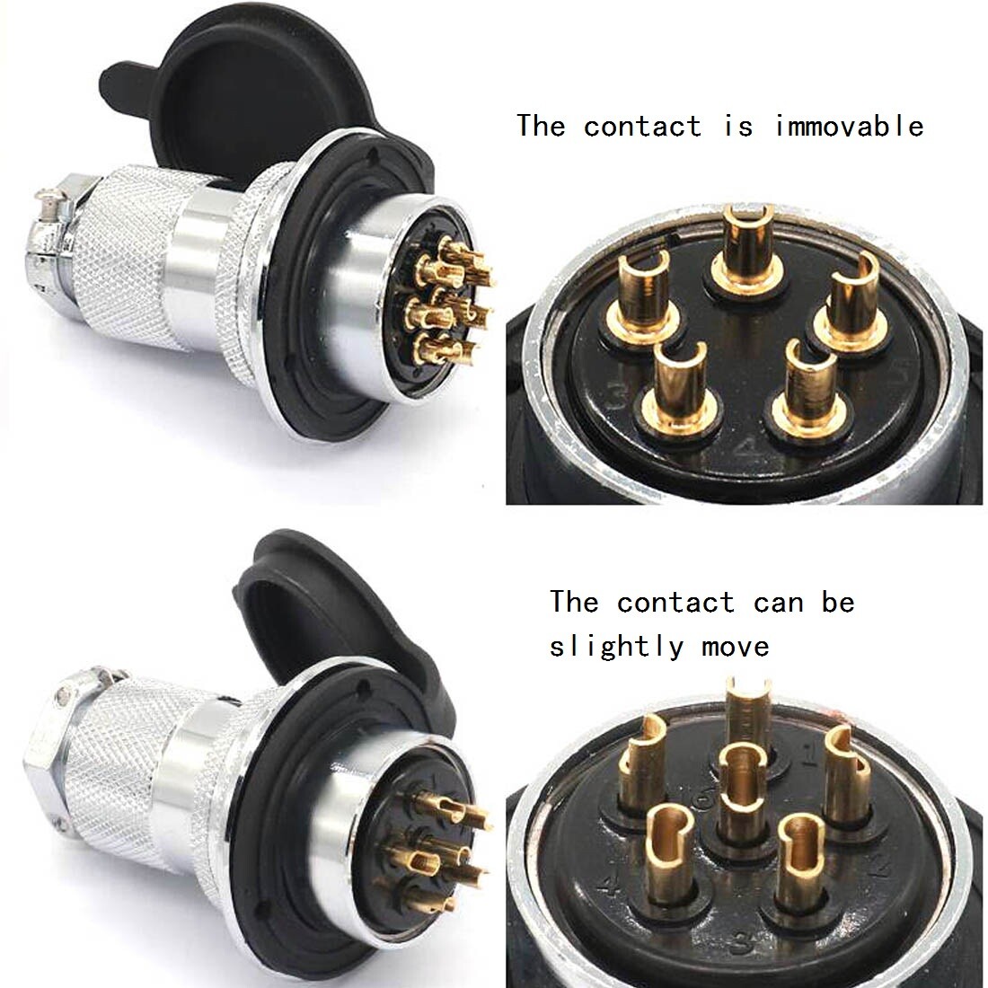 GX25 Aviation Plug + Socket Cable Connector 2 3 4 5 6 7 8 10 12Pin Male / Female