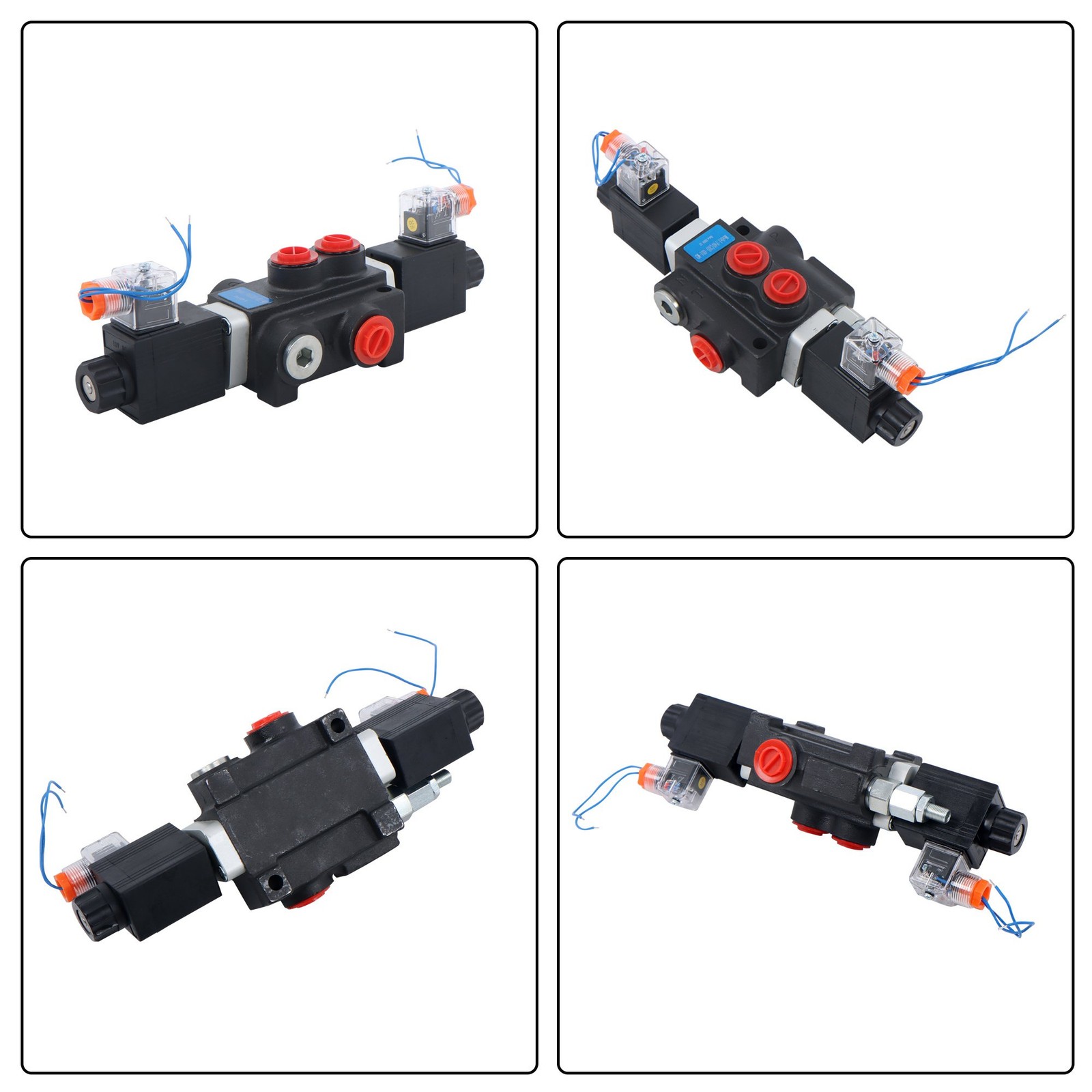 1 Spool 3600 PSI Solenoid Hydraulic Control Valve Double Acting 13 GPM 12V DC