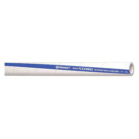 Continental Fth075-10-G Food Hose, 3/4″ Id X 10 Ft., White