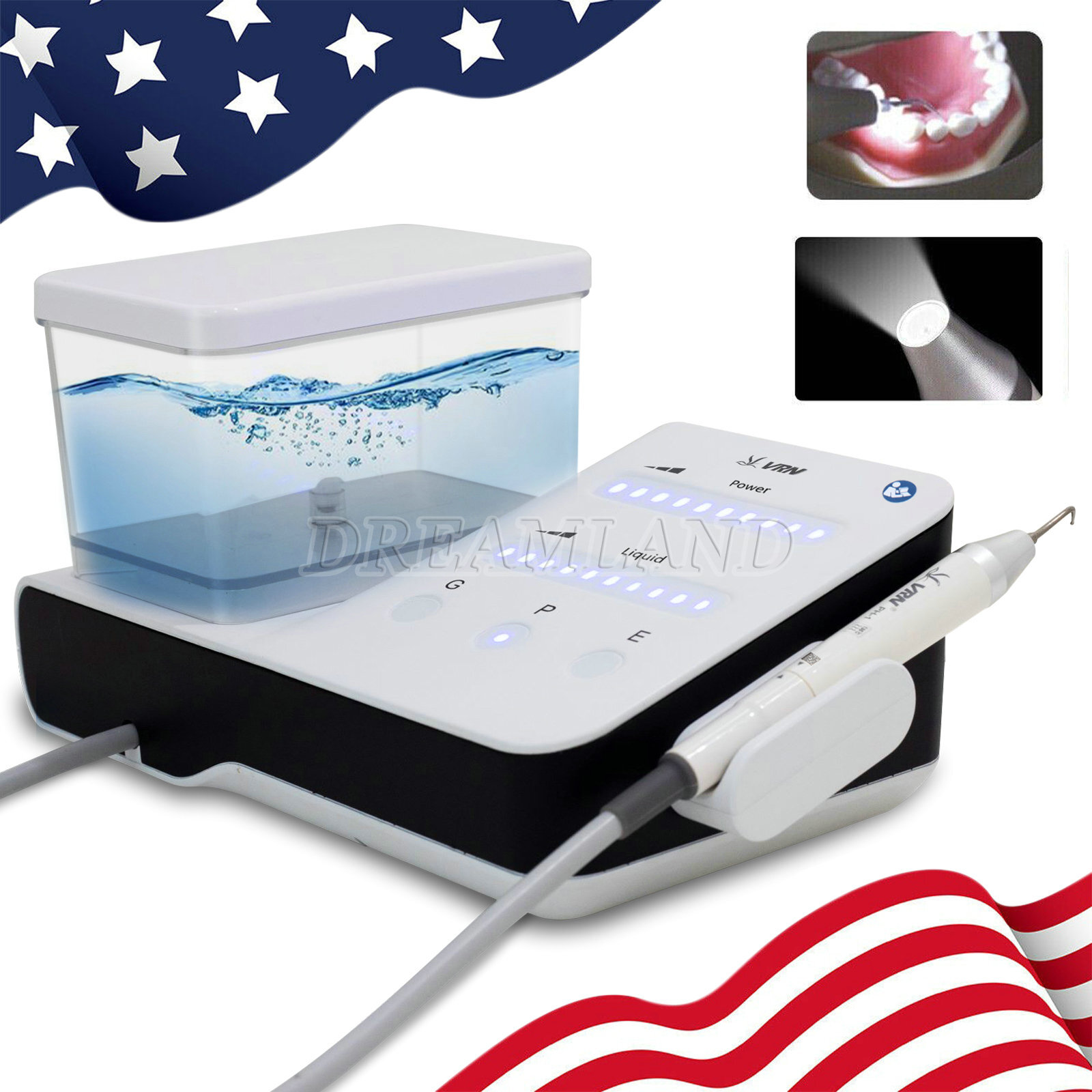 Dental Ultrasonic Scaler Scaling Perio Endo &LED Handpiece for EMS Woodpecker