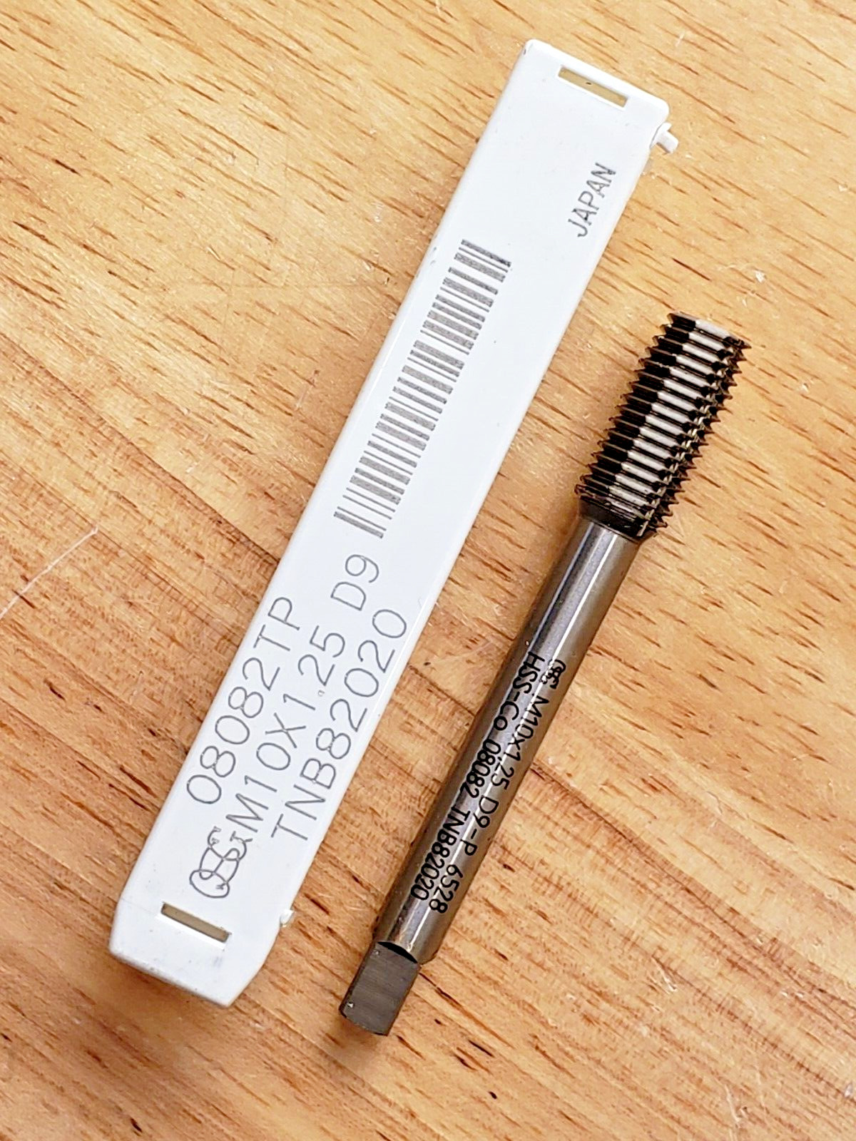 M10 x 1.25 Thread Forming Tap, D9 – HSS-Co, Uncoated – OSG (Japan), New