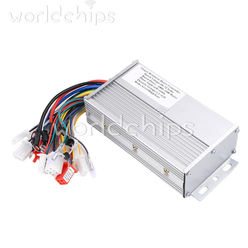 48V60V64V72V 1000W 1500W DC Motor Speed Control Dual-Mode Brushless Controller
