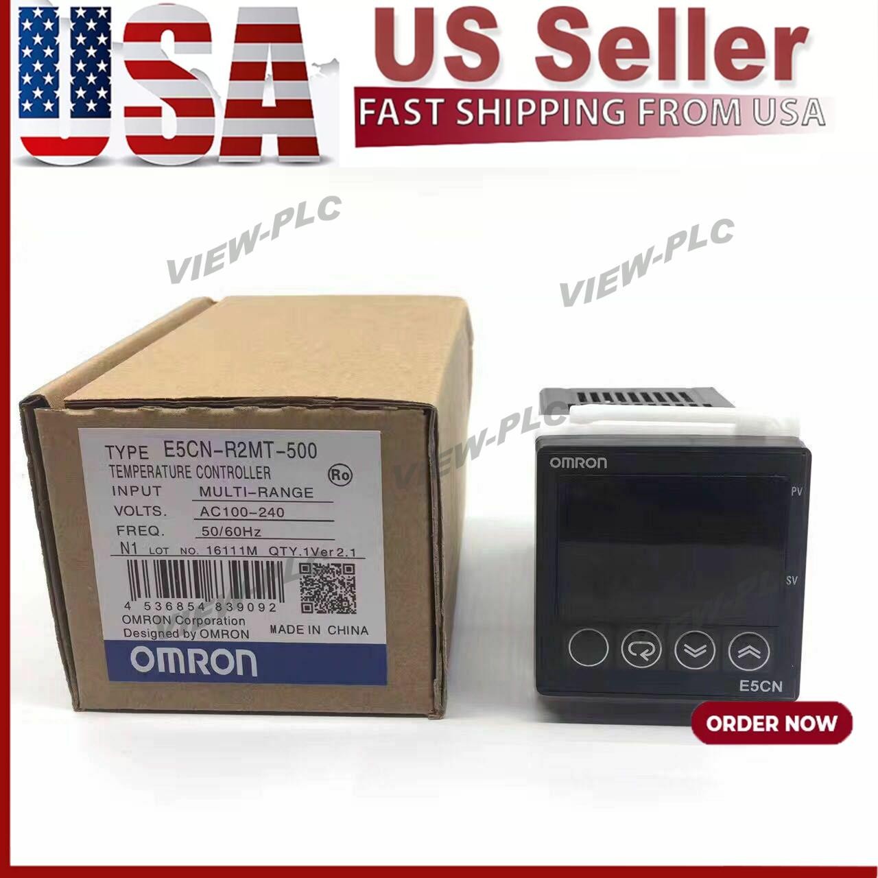 NEW good OMRON Temperature Controller E5CN-R2MT-500 100-240V E5CNR2MT500