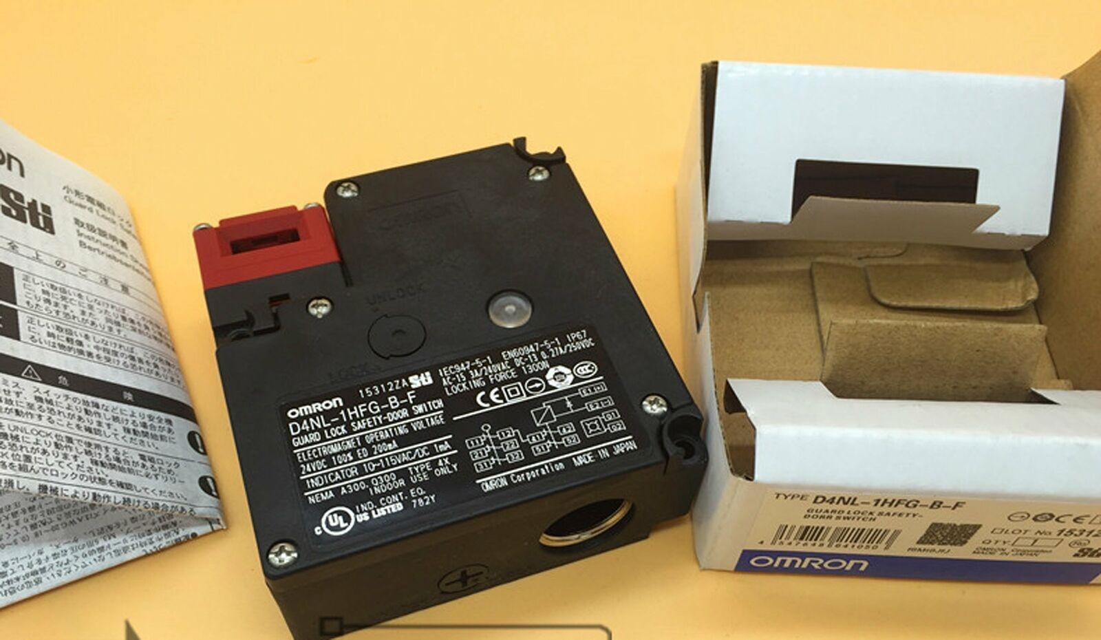 FOR OMRON 1PC NEW Safety Door Switch D4NL-1HFG-B-F FREE SHIPPING US Free TAX