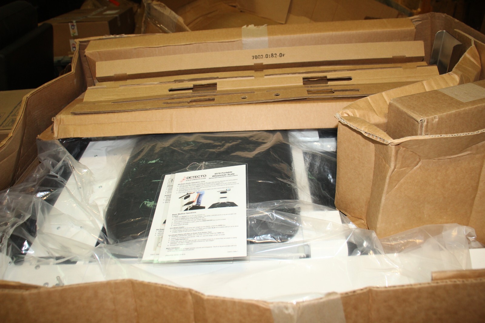 Detecto 6570 Portable Wheelchair Scale Sit Down