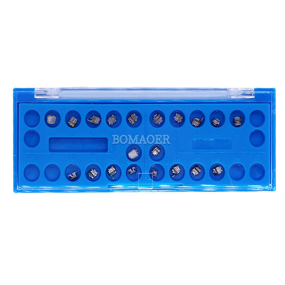 Bomaoer Dental Orthodontic Self-Ligating Bracket Active Roth 022 3Hook 20Pcs/kit