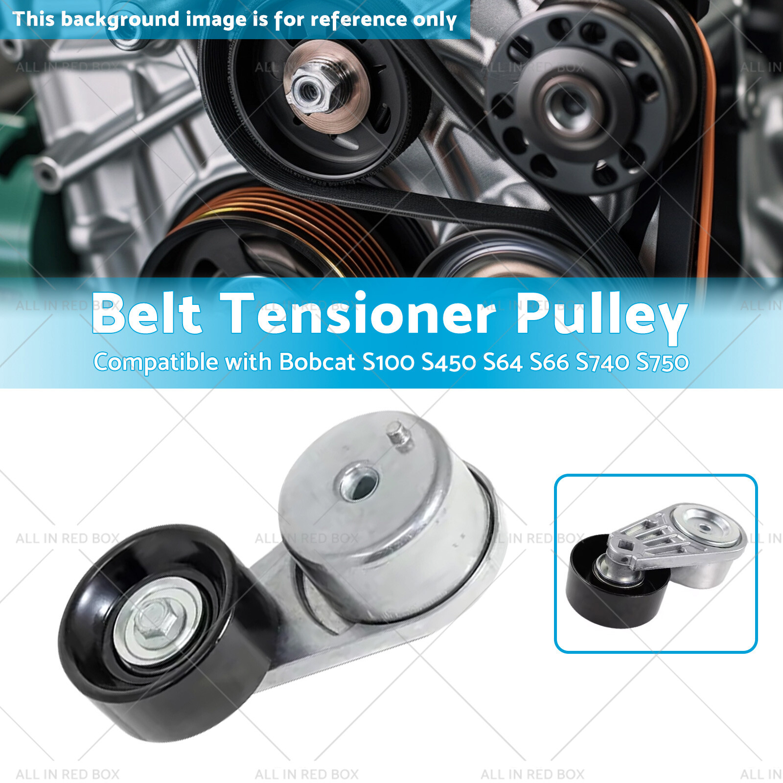 6689611 Belt Tensioner Pulley Suitable for Bobcat S100 S450 S64 S66 S740 S750