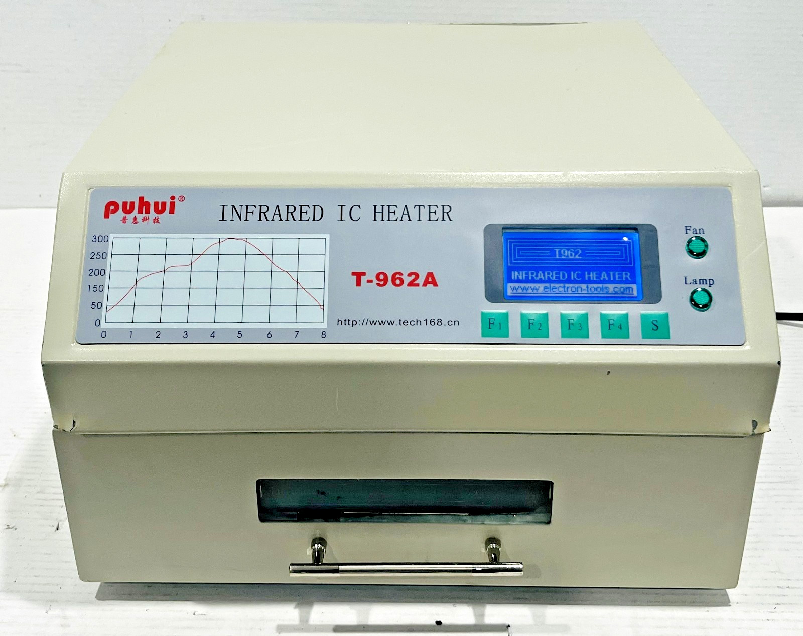Puhui T-962A Infrared IC Heater PCB Reflow Oven 1500W AC 110V/60Hz Tested