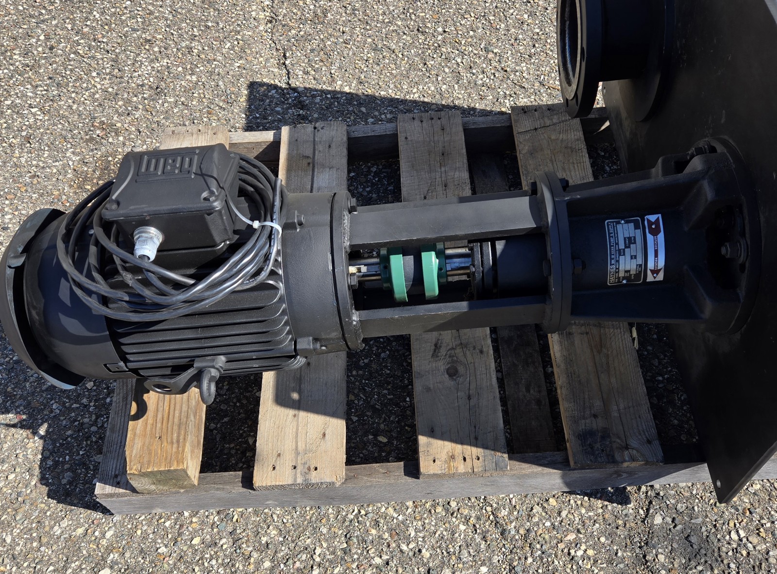 HAYNES VERTICAL CENTRIFUGAL PUMP 6552-9 SIZE 6x6x10L.