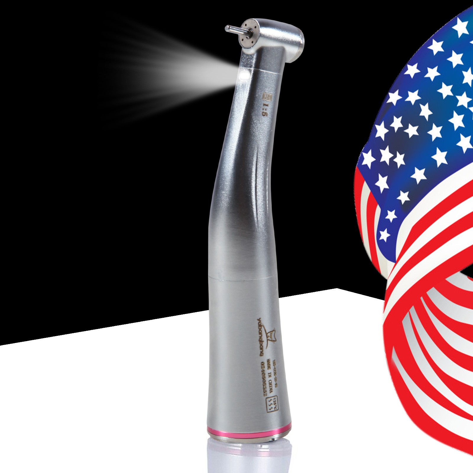 Dental 1:5 Increasing Contra Angle LED Handpiece Fit NSK Electric Motor X95L