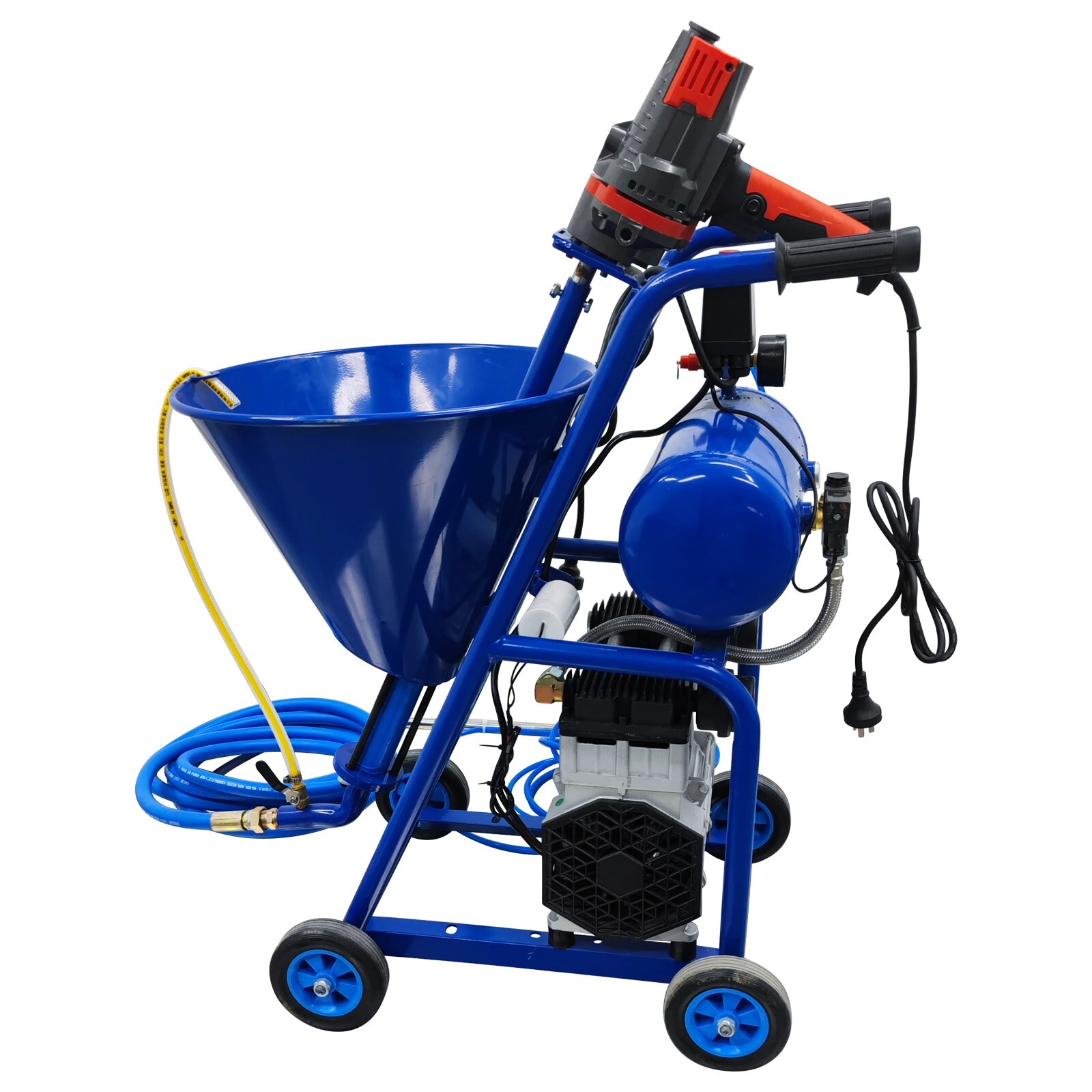 Polyurethane Foam Spraying Machine 220V 1.6KW 50L Hopper 1-10L/min 2MPa Pressure
