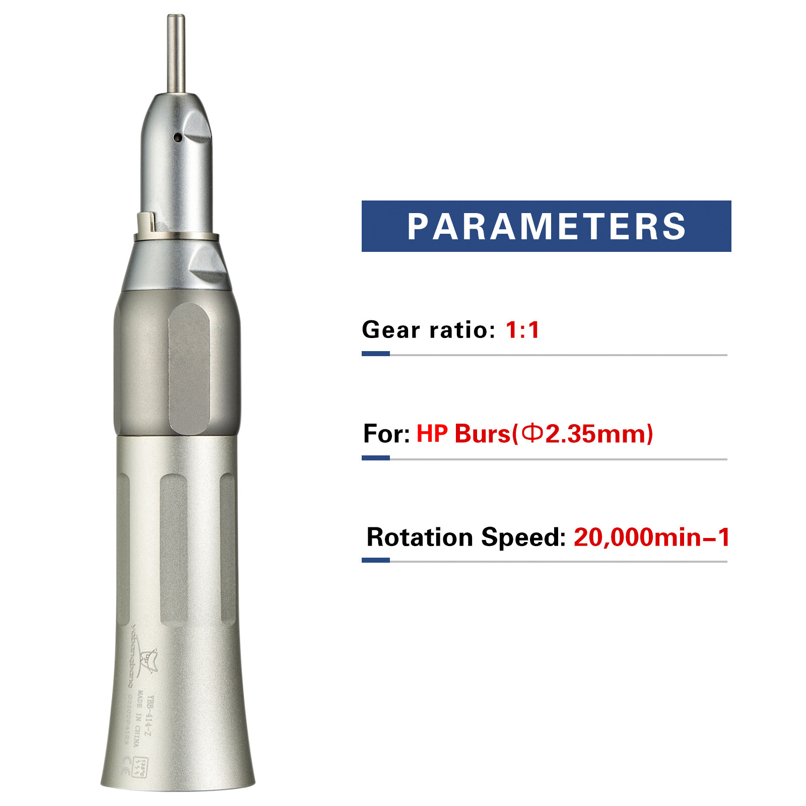 Dental High Low Speed Handpiece Motor/LED Fiber Optic Turbine 2/4H YX