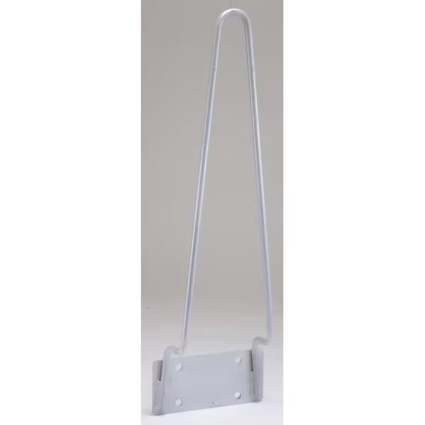 Vertical Mount Cone Holder, Carbon Steel, 22 in Height, 6 7/8 in Length, 2.25