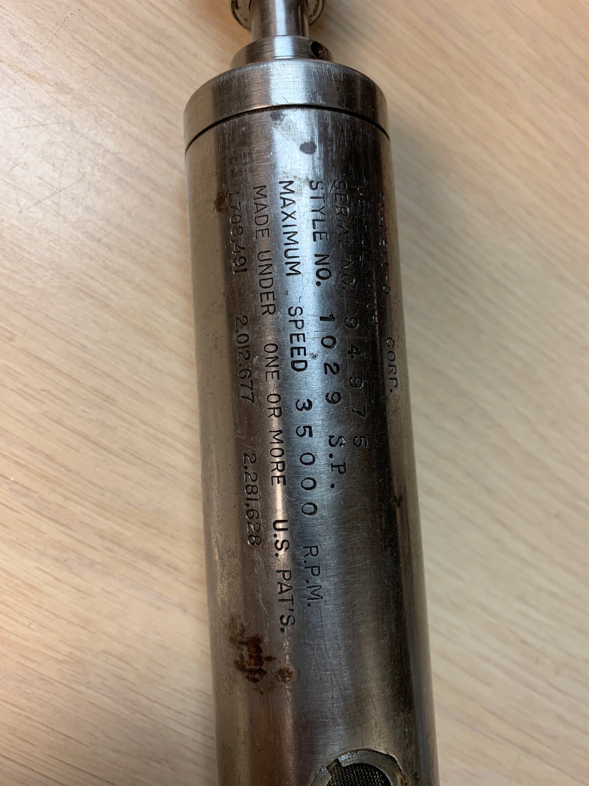 EX-CELL-O Style 1029 S.P. GRINDING SPINDLE 35,000 RPM