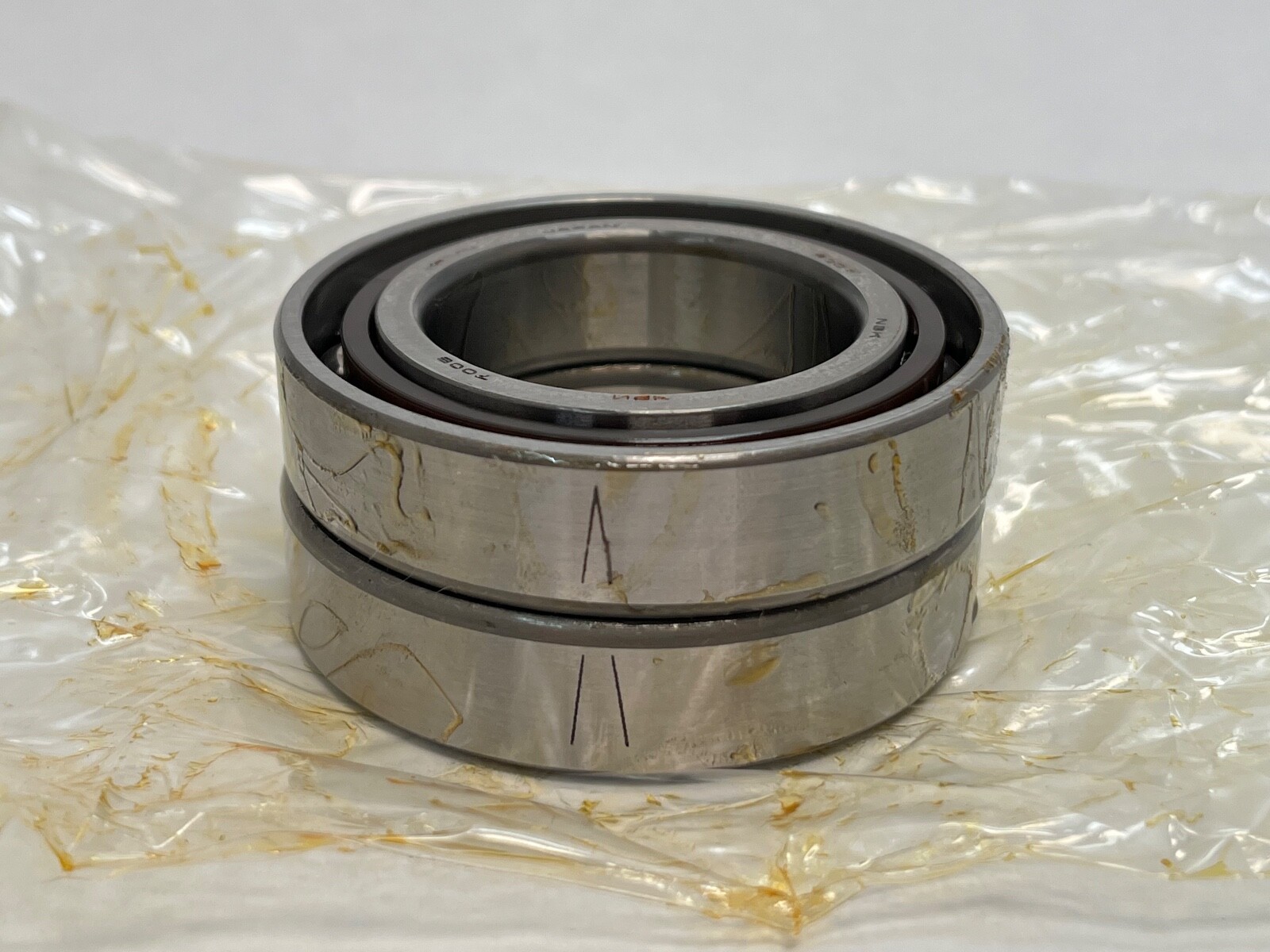 NSK 7008CTYDBC2P5 Bearing 40x68x15 mm 7008C 7008-C-TY-DB-C2-P5 Japan 2 Pcs