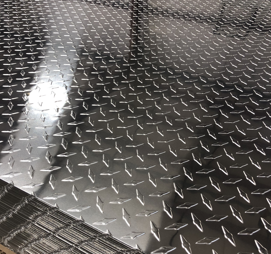 16″ x 96″ Aluminum Diamond Plate Sheet .025 in Thick – Trailer, RV, Garages, Etc