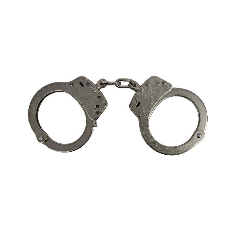 Smith & Wesson 350103 Model 100 Chain-Linked Handcuffs & Keys M100 Cuffs, Nickel