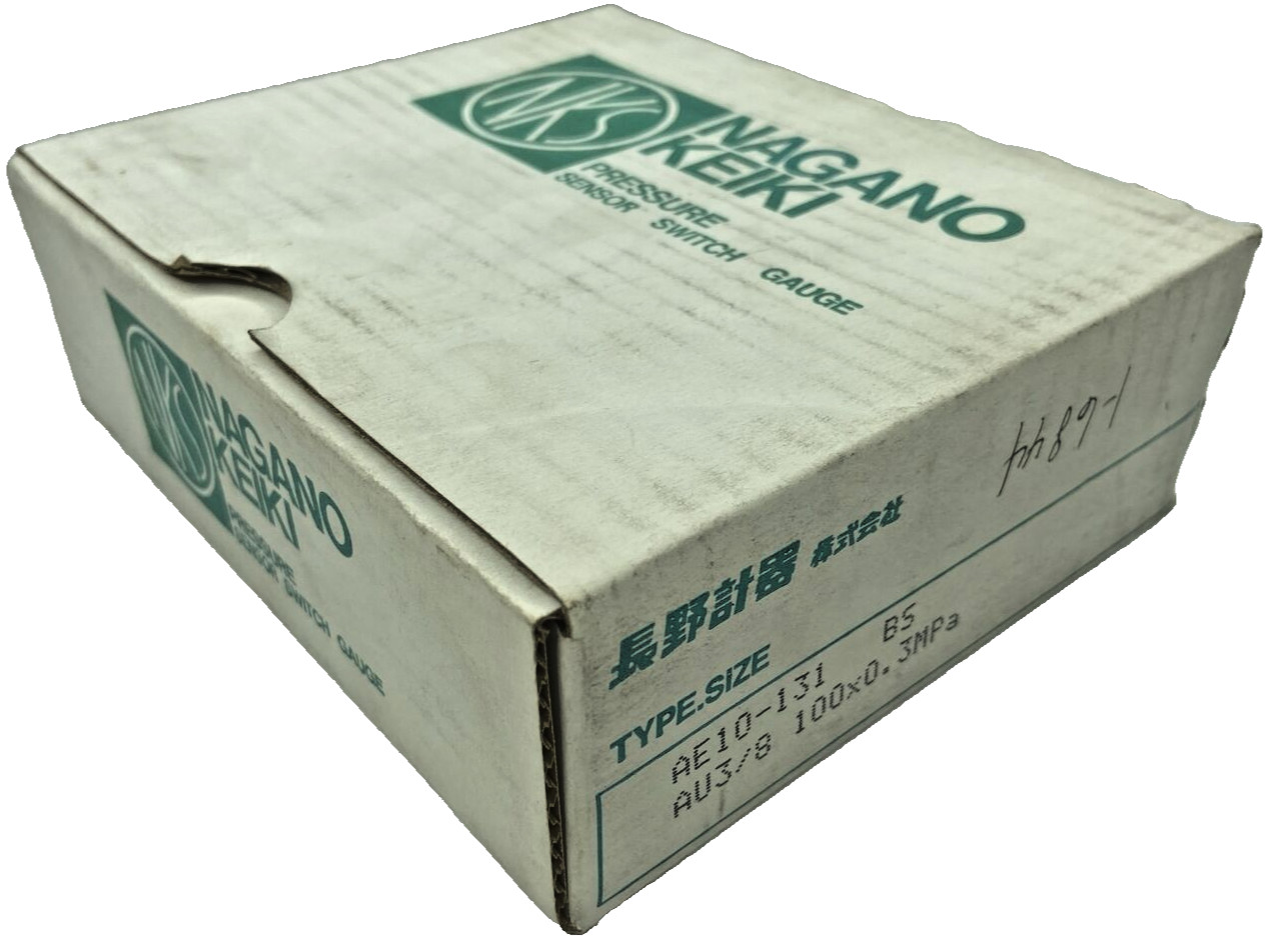 Nagano Keiki AE10-131 100×0.3MPa Pressure Gauge 1082960