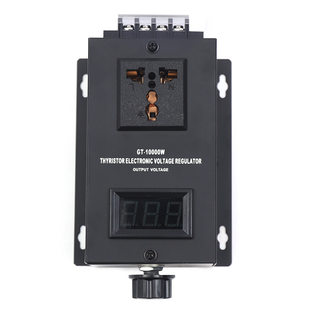10000W Variable Voltage Regulator Dimmer Motor Speed Controller AC 110V SCR New