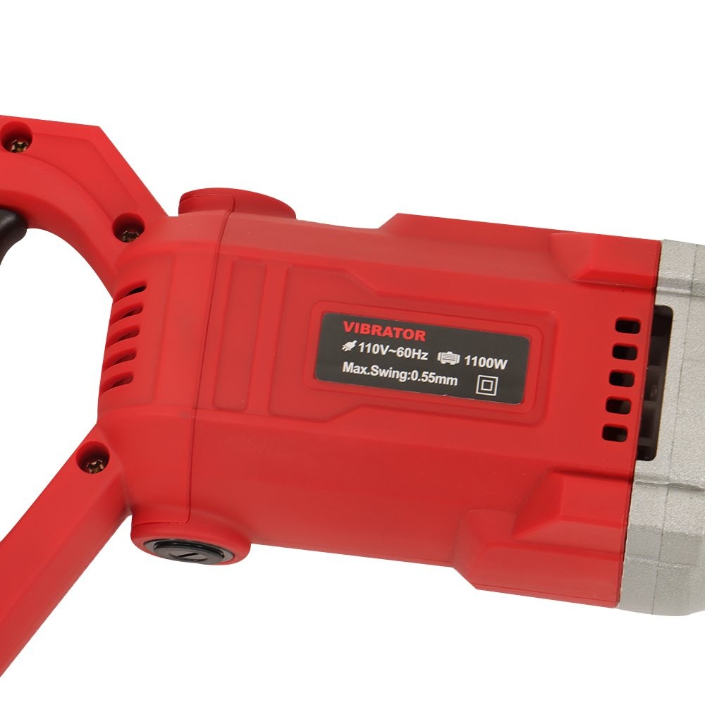 Electric Concrete Vibrator Handheld Concrete Vibrating Tool With 6.6 Feet Shaft