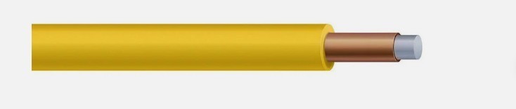10 AWG Solid Copper Clad Steel PE-30 Tracer Wire HDHMWPE Insulation 30V