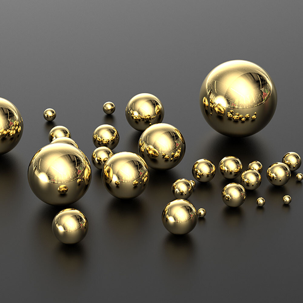 Precision Brass Solid Balls Bearing Balls Dia 0.9mm-45mm Brass Beads Smooth Ball