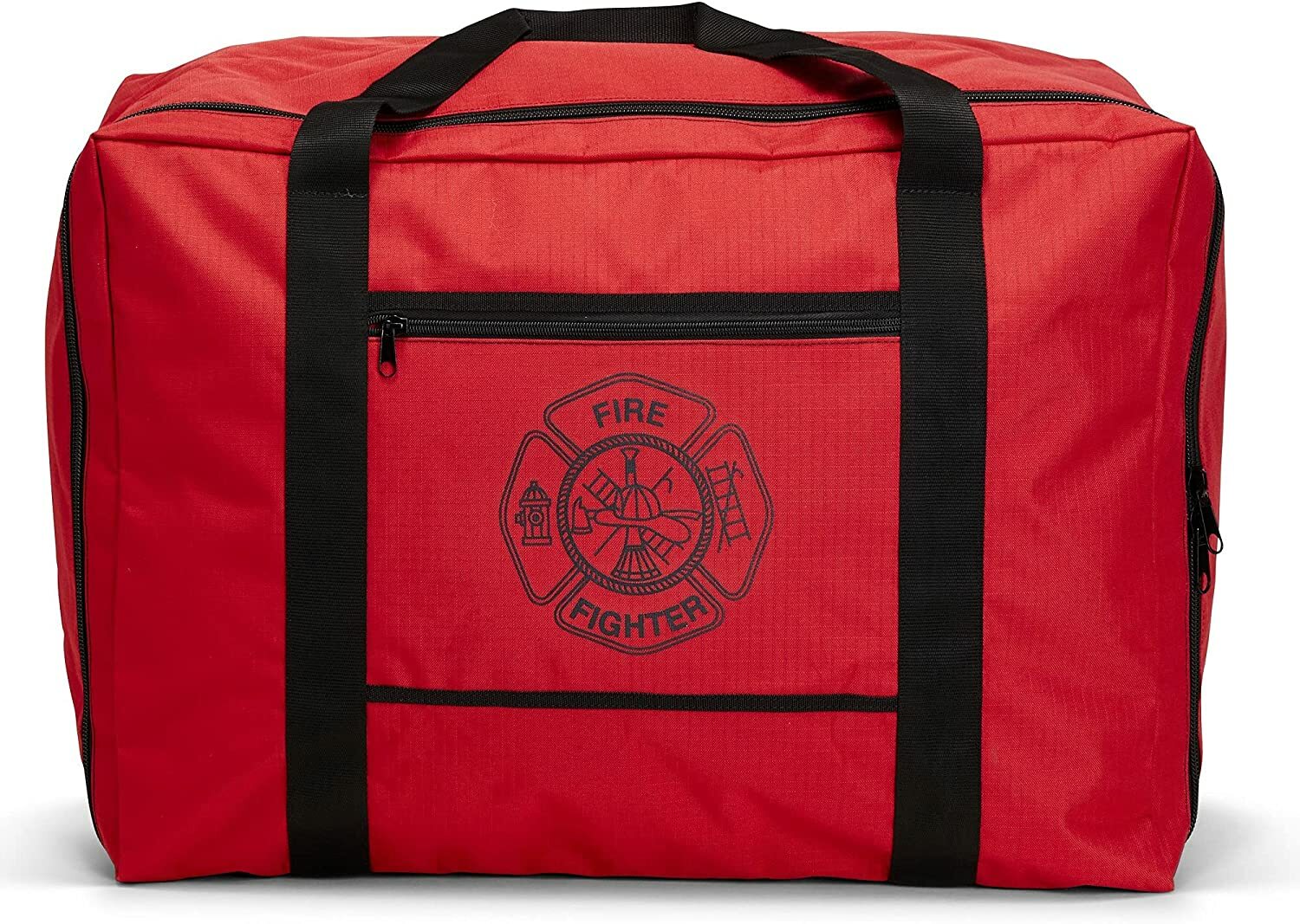 LINE2design Firefighter Turnout Gear Bag with Water Resistant Outer Fabric – Red