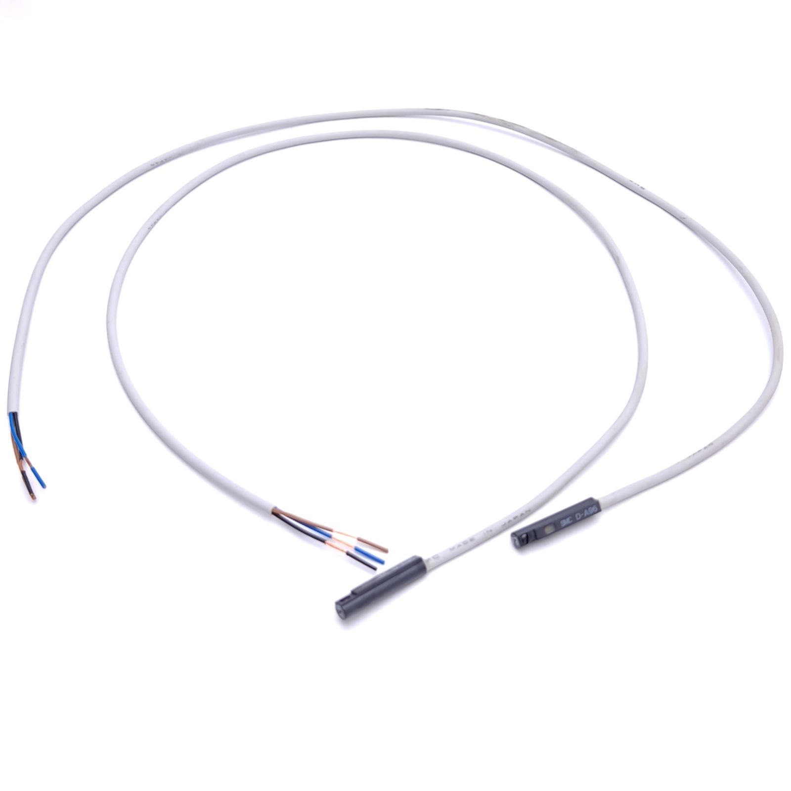 Lot of 2 SMC D-A96 Reed Auto Switch, Direct Mount, 4-8VDC, 0.5m Cable