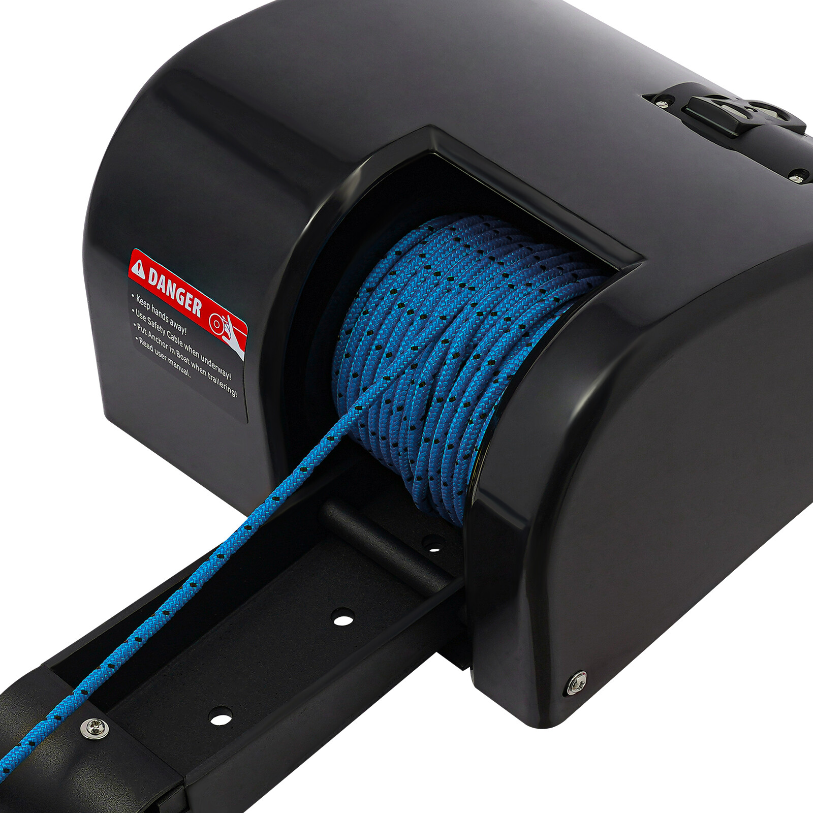 Electric anchor winch Boat Marine Winch 35LBS with remote control&Anchor Roller