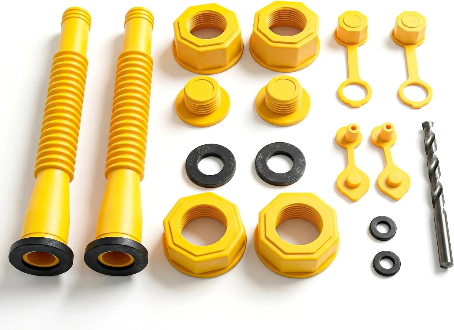 Gas Can Spout Replacement Kit (Two Pack), Universal Nozzle for 1, 2, 5 Gallon Ga